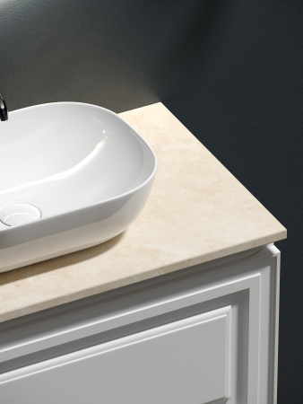 Столешница для ванной комнаты SANCOS  800х460 ,  TT80A2X